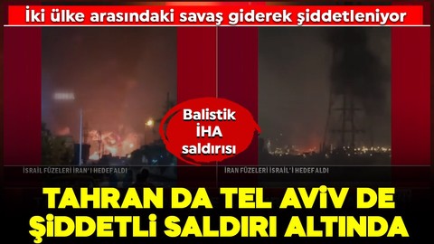İki ülke arasındaki savaş giderek şiddetleniyor: Tahran da Tel Aviv de şiddetli saldırı altında!