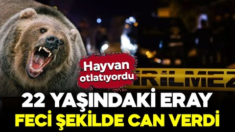 Ardahan'da korkunç olay! 22 yaşındaki Eray ayı saldırısıyla can verdi