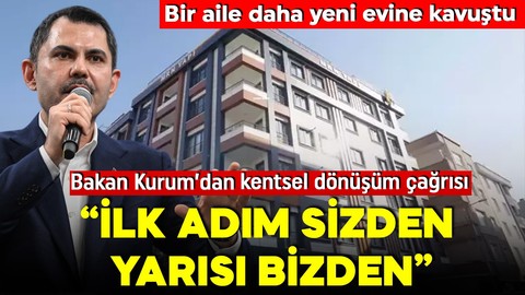 Bakan Kurum'dan 'Yarısı Bizden' kampanyası çağrısı: İlk adım sizden!