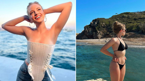 İpek Filiz Yazıcı'dan cesur tatil pozları! Siyah bikini takımıyla ortalığı kasıp kavurdu