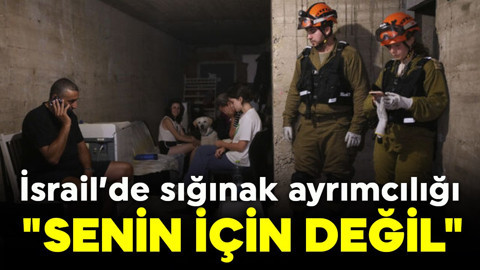 İsrail’de sığınak ayrımcılığı: "Senin için değil"