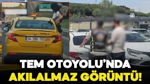 TEM Otoyolu'nda akılalmaz görüntü! O sürücülere rekor ceza kesildi