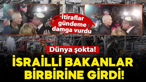 İsrailli bakanlar kameralar önünde birbirine girdi! Dünya şok oldu: İtiraflar gündeme damga vurdu