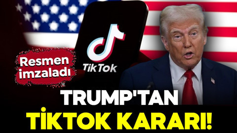 ABD Başkanı Trump'tan TikTok kararı! Resmen imzaladı