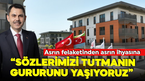 Bakan Kurum'dan önemli açıklamalar: Bu büyük mücadeleyi asrın inşa seferberliğine döndürdük