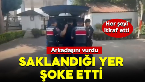Birlikte alkol aldığı arkadaşını tabancayla vurdu! Saklanmak için tercih ettiği yer şoke etti