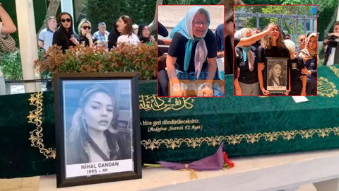 Nihal Candan son yolculuğuna uğurlandı! Bahar Candan ayakta duramadı, annesi feryatları yürek dağladı