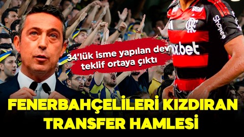 Fenerbahçelileri küplere bindiren transfer hamlesi! 34 yaşındaki futbolcuya 5.5 milyon euroluk teklif!