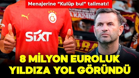 Galatasaray’dan şok karar! 8 milyon euroluk yıldıza ayrılık göründü! Menajerine “Kulüp bul” talimatı