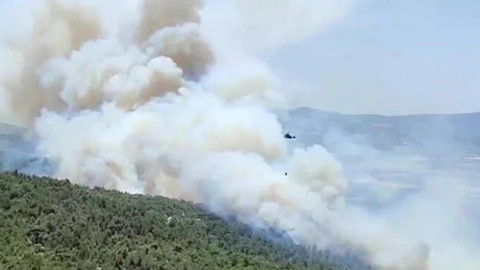 Manisa'da orman yangını ikinci gününde