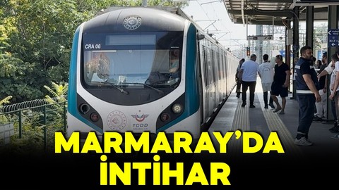 Marmaray'da korkunç olay: Raylara atlayarak intihar etti