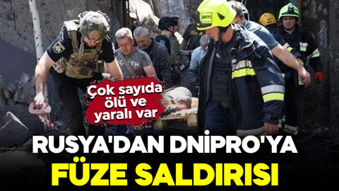 Rusya'dan Dnipro'ya füze saldırısı: Çok sayıda ölü ve yaralı var