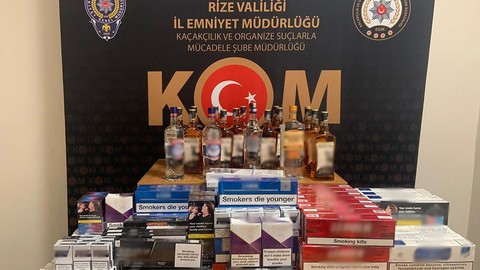 Rize’de kaçakçılık operasyonu: 11 kişi gözaltına alındı!