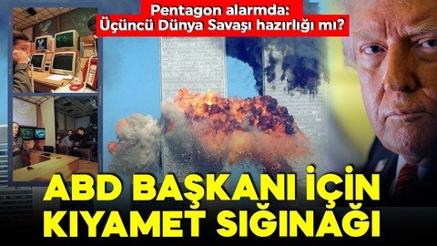 ABD'nin savaş planı ortaya çıktı! ABD Başkanı için kıyamet sığınağı hazır!