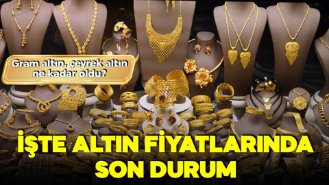 Altın fiyatlarında yatay seyir! 25 Haziran gram altın, çeyrek altın ne kadar oldu?
