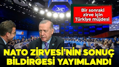 NATO Zirvesi sona erdi! Bildirge yayımlandı!