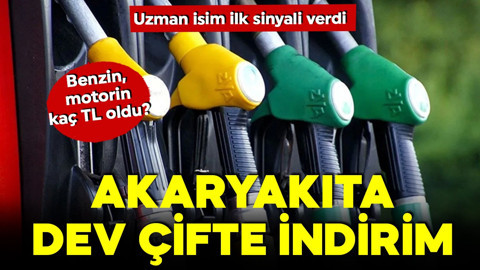 Akaryakıta dev çifte indirim! Benzin, motorin, LPG’de tabela değişti… Uzman isim ilk sinyali verdi