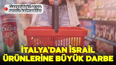 İtalya'da süpermarket zincirinden Gazze hamlesi! O ürünler raftan çekildi!