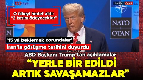 ABD Başkanı Trump NATO Liderler Zirvesi'nde konuştu: Artık savaşamazlar