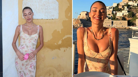 Dilan Çiçek Deniz'in tatil paylaşımı! "En sevdiğim adam"