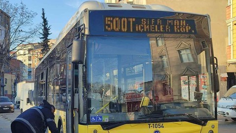 500T otobüs hattının güzergahı değişti! İşte yeni güzergahları