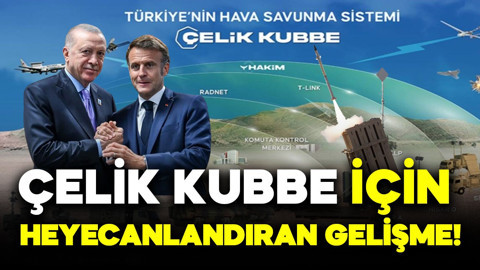 Erdoğan-Macron görüşmesi dünya basınında! Çelik Kubbe için heyecanlandıran gelişme
