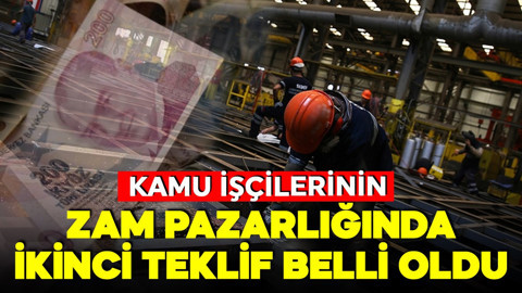 Kamu işçilerinin zam pazarlığında ikinci teklif belli oldu