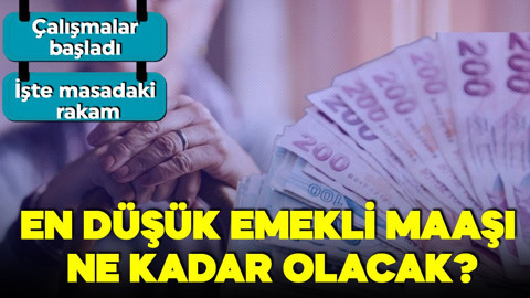 Milyonlarca emekliyi ilgilendiriyor! En düşük emekli maaşı ne kadar olacak? İşte masadaki rakam!