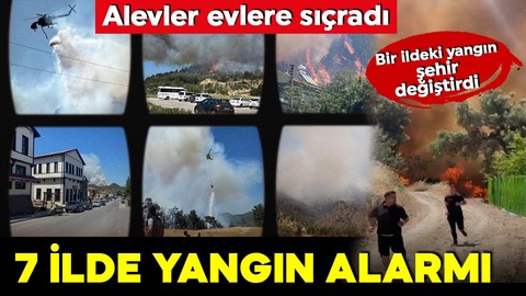 Bilecik, Bursa, İzmir, Antalya, Tekirdağ, Sakarya ve Kahramanmaraş'ta orman yangını!