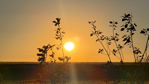 Ağrı’da Kösedağ manzaralı gün batımı, fotoğraf tutkunlarını mest ediyor