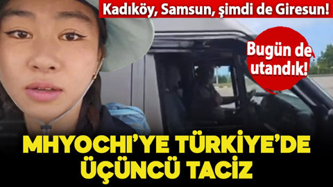 Kadıköy, Samsun, şimdi de Giresun! Güney Koreli fenomen Mhyochi yine sözlü tacize uğradı