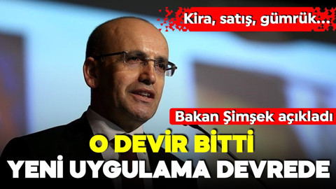 Bakan Şimşek açıkladı! Kamu harcamalarında yeni dönem! O devir bitti!