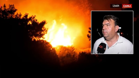 İzmir Seferihisar Belediye Başkanı İsmail Yetişkin tv100'e konuştu! "Bu Seferihisar'ın en büyük yangını"