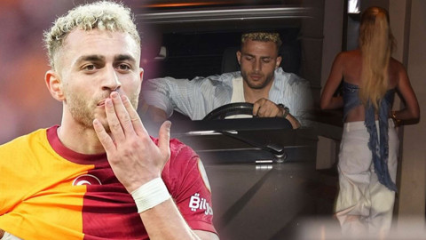 Galatasaraylı Barış Alper Yılmaz'ın çapkınlık turu! Gecelerde sarışın kadınla görüntülendi