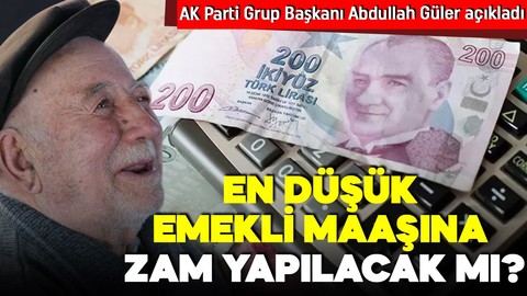 AK Parti duyurdu! En düşük emekli maaşına zam yapılacak mı?