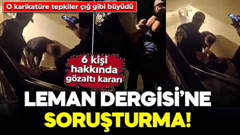 Bakan Tunç duyurdu! Leman Dergisi hakkında soruşturma başlatıldı: 6 kişi hakkında gözaltı kararı