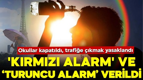 Avrupa'da 'kırmızı' ve ‘turuncu alarm’ verildi! Okullar kapatıldı, trafiğe çıkmak yasaklandı