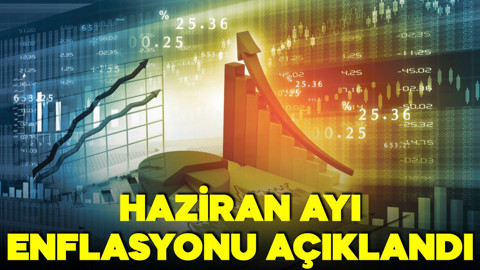Haziran ayı enflasyonu belli oldu!