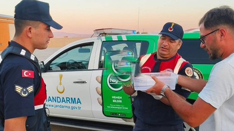 Yozgat’ta doğada 1 kişi bile ona yaklaşamazdı... Jandarma ekipleri devriye sırasında yırtıcı hayvanı korkunç halde gördü