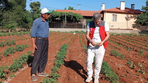 Muğla'nın çiftçilerine tarımsal destek ziyareti yapıldı