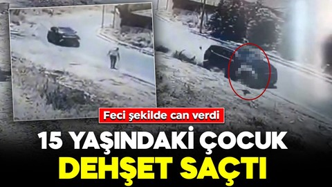 Büyükçekmece’de korkunç kaza! 15 yaşındaki ehliyetsiz sürücü dehşet saçtı: Feci şekilde can verdi