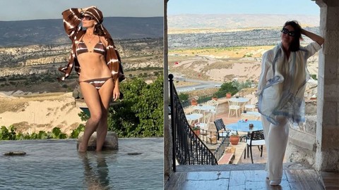 Dünyaca ünlü yıldız Kapodokya'ya gitti! 20 milyon kişiye şehri gösterdi