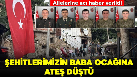 Irak'ın kuzeyinde 8 şehidimiz var: Şehitlerin ailelerine acı haber verildi