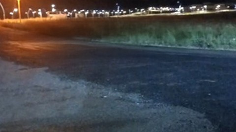Kars Sarıkamış’ta yaban hayvanı ailesi caddede gece gezintisi yaparken görüntülendi