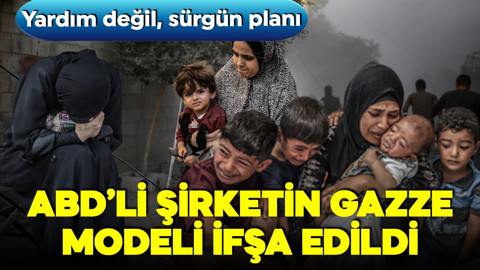 ABD'li şirketten skandal plan! Gazze’de “Yardım” maskesi düşüyor!