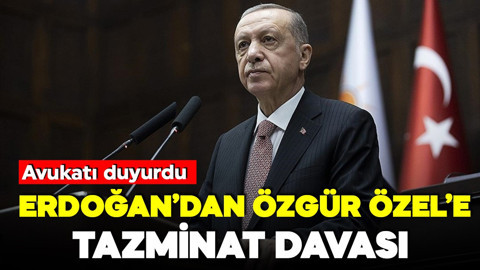 Cumhurbaşkanı Erdoğan'dan Özgür Özel'e tazminat davası!
