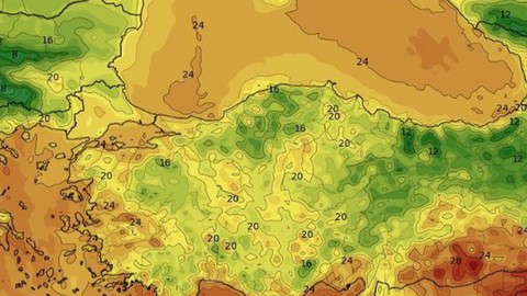 Marmara'ya çarşamba gecesi tarihi verildi. 26'ya kadar düşecek perşembe göreceğiz