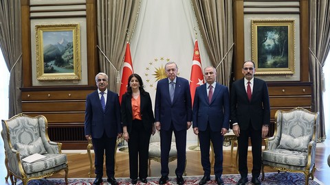 Cumhurbaşkanı Erdoğan ve DEM Parti görüşmesi gerçekleşti!