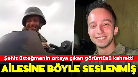 Şehit üsteğmenin ortaya çıkan görüntüsü kahretti! Tek kelimelik cevabı yürek burktu!