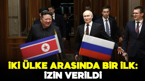 Rusya ve Kuzey Kore arasında bir ilk! İzin çıktı